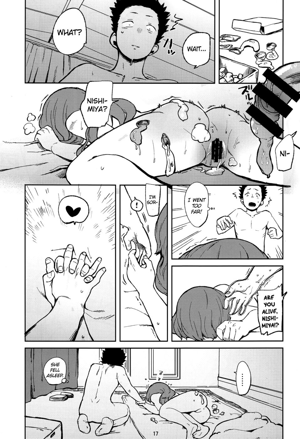 Hentai Manga Comic-Nishimiya and Ishida Are-Read-16